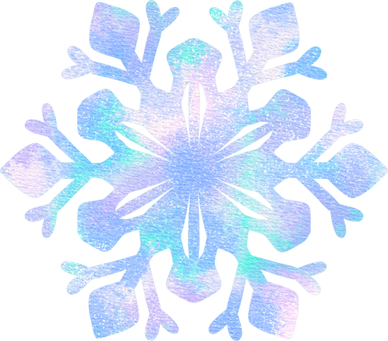 Colorful Pastel Snowflake 6